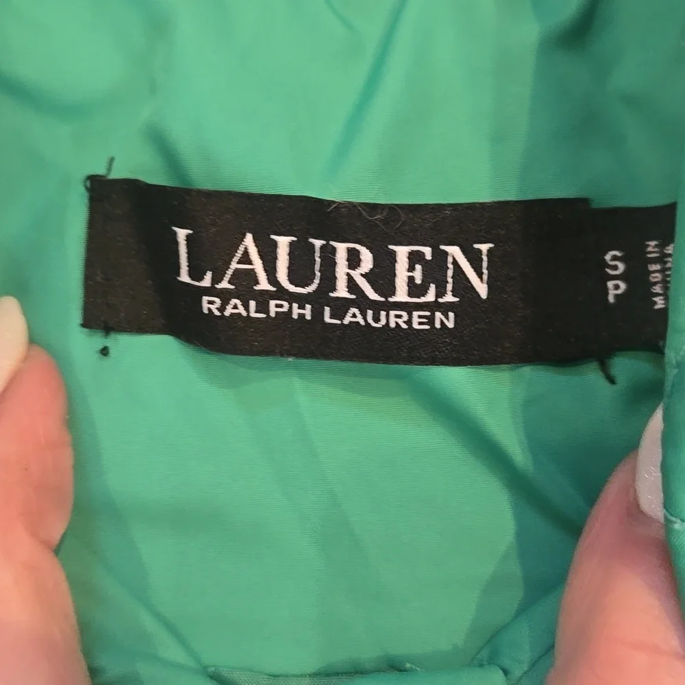 New Lauren Ralph Lauren Sunset Green Quilted Jacket - Picture 3 of 15